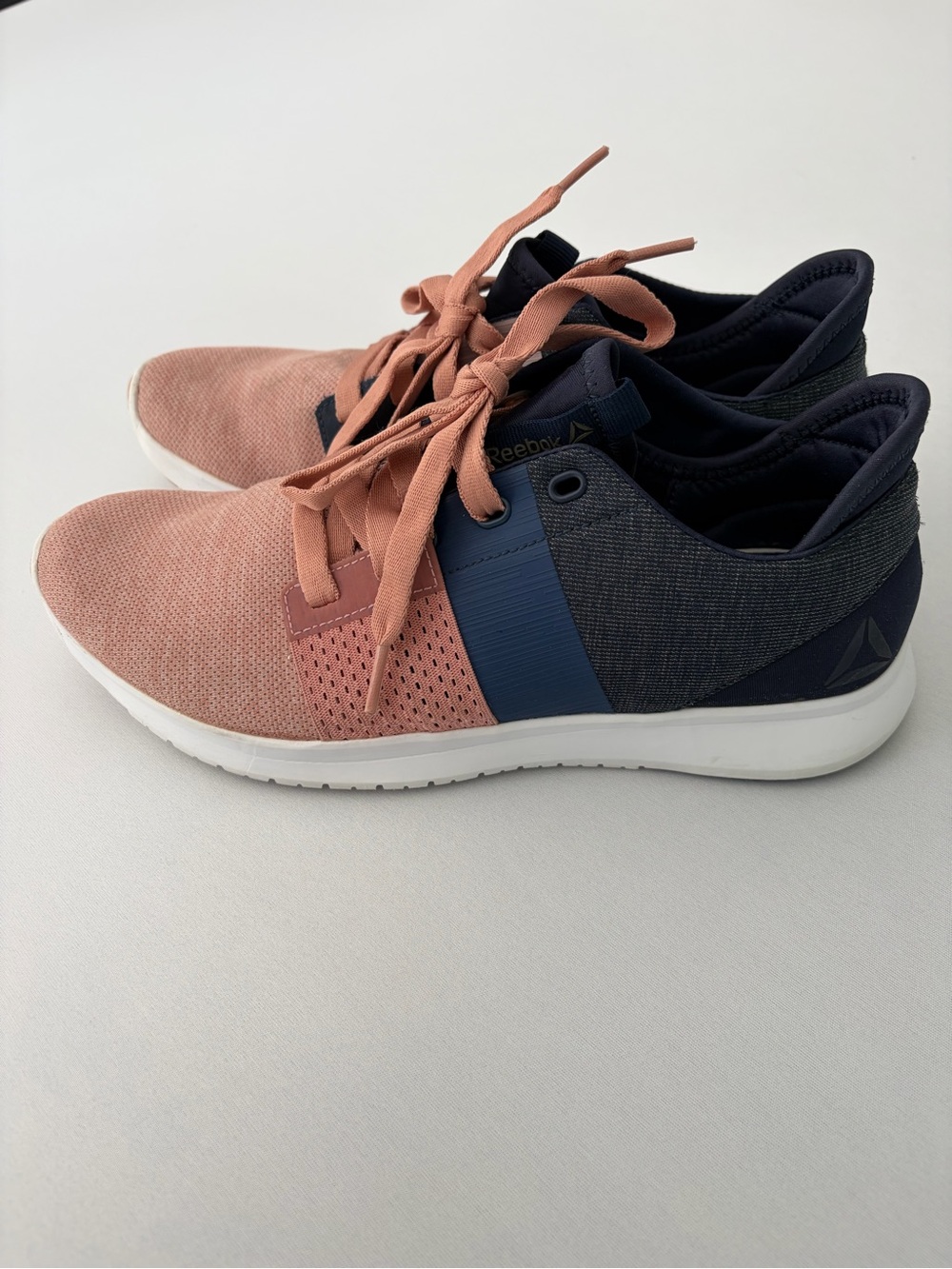 Reebok Trilux Run Women’s Running Shoes Pink Navy Size 9